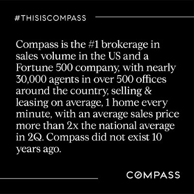 Compass #1 Brokerage in the US